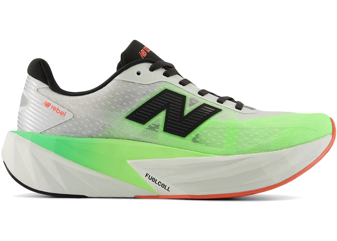 New Balance FuelCell Rebel v5 White Mint Flash