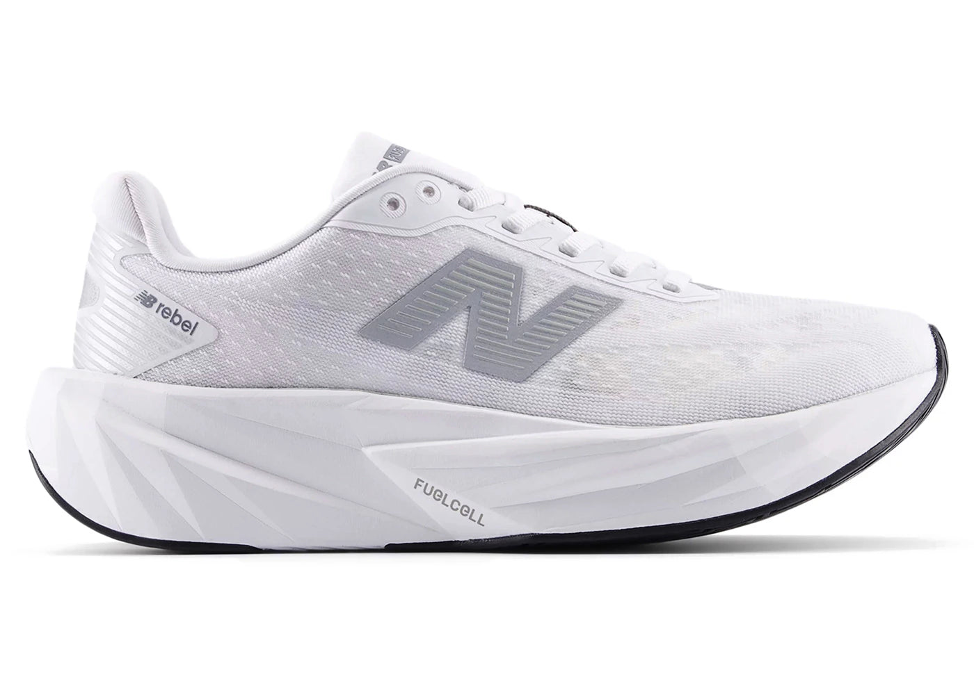 New Balance FuelCell Rebel v5-White Silver Black (Women's)