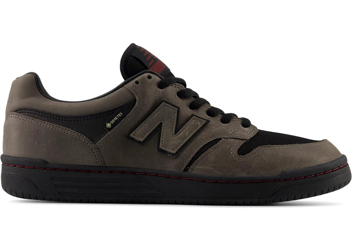 New Balance Numeric 480 Gore-Tex Black Charcoal Grey - main view