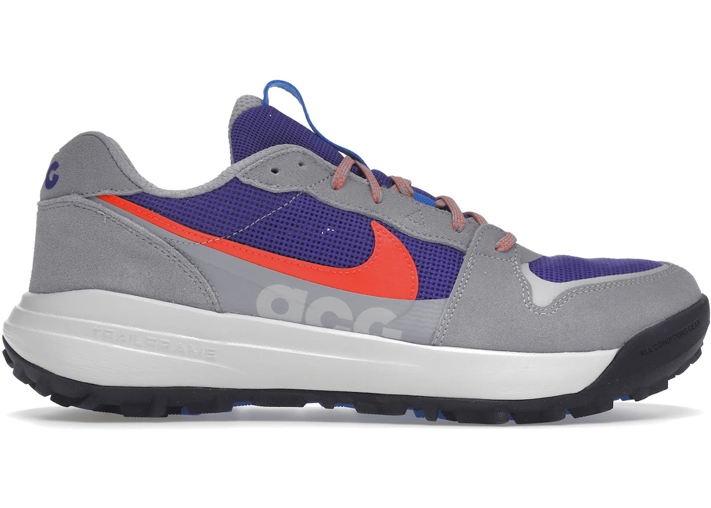 Nike ACG Lowcate Wolf Gray Bright Crimson