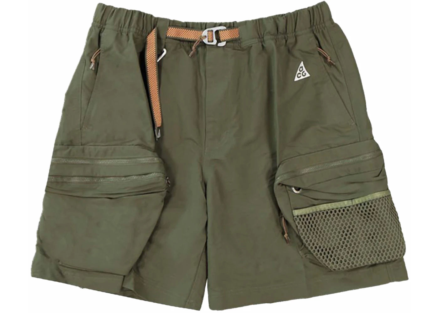 Nike ACG Snowgrass Cargo Shorts-Khaki Green