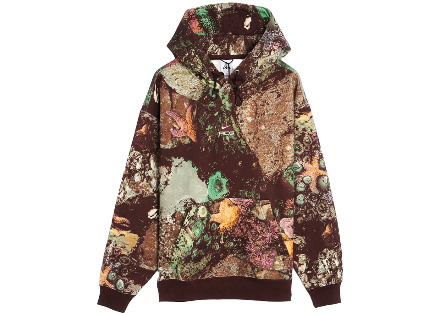 Nike ACG Therma-Fit Tuff Fleece Pullover Hoodie-Orange