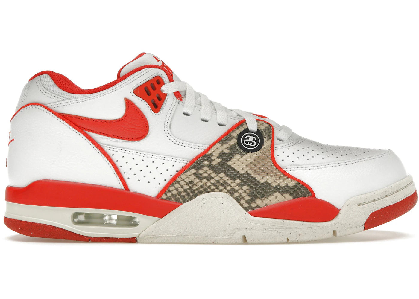 Nike Air Flight '89 Low SP-Stussy Habanero Red