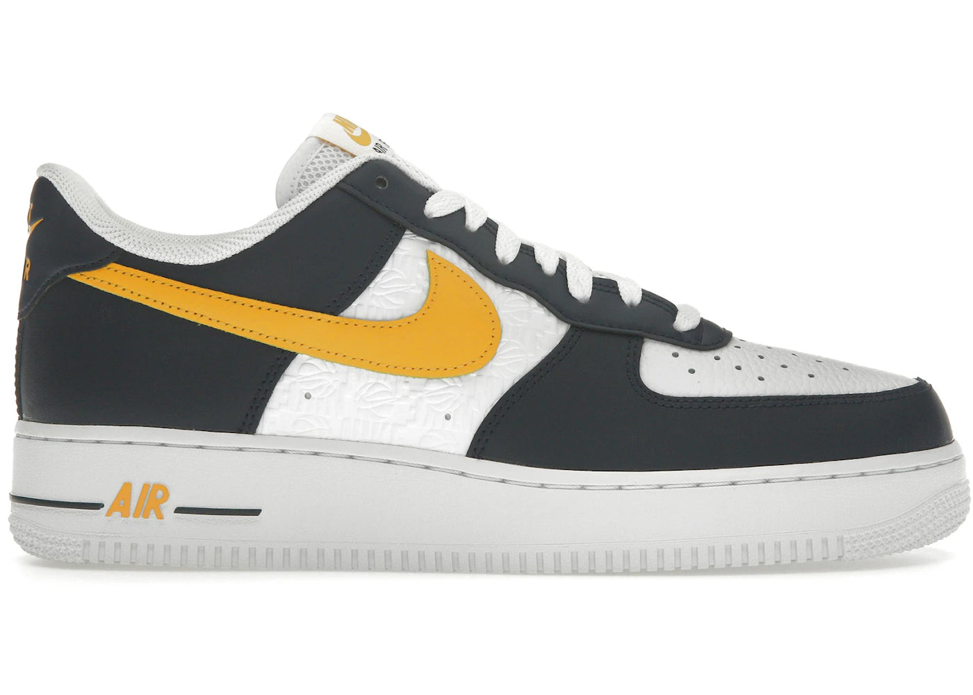 Nike Air Force 1 '07 Low-Embossed Hoops Dark Obsidian