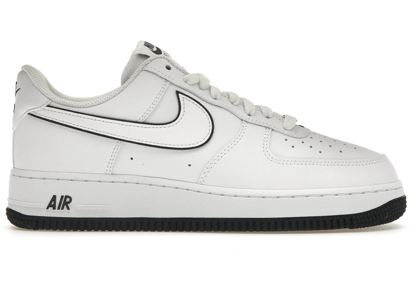 Nike Air Force 1 '07 Low-White Black Outline Swoosh