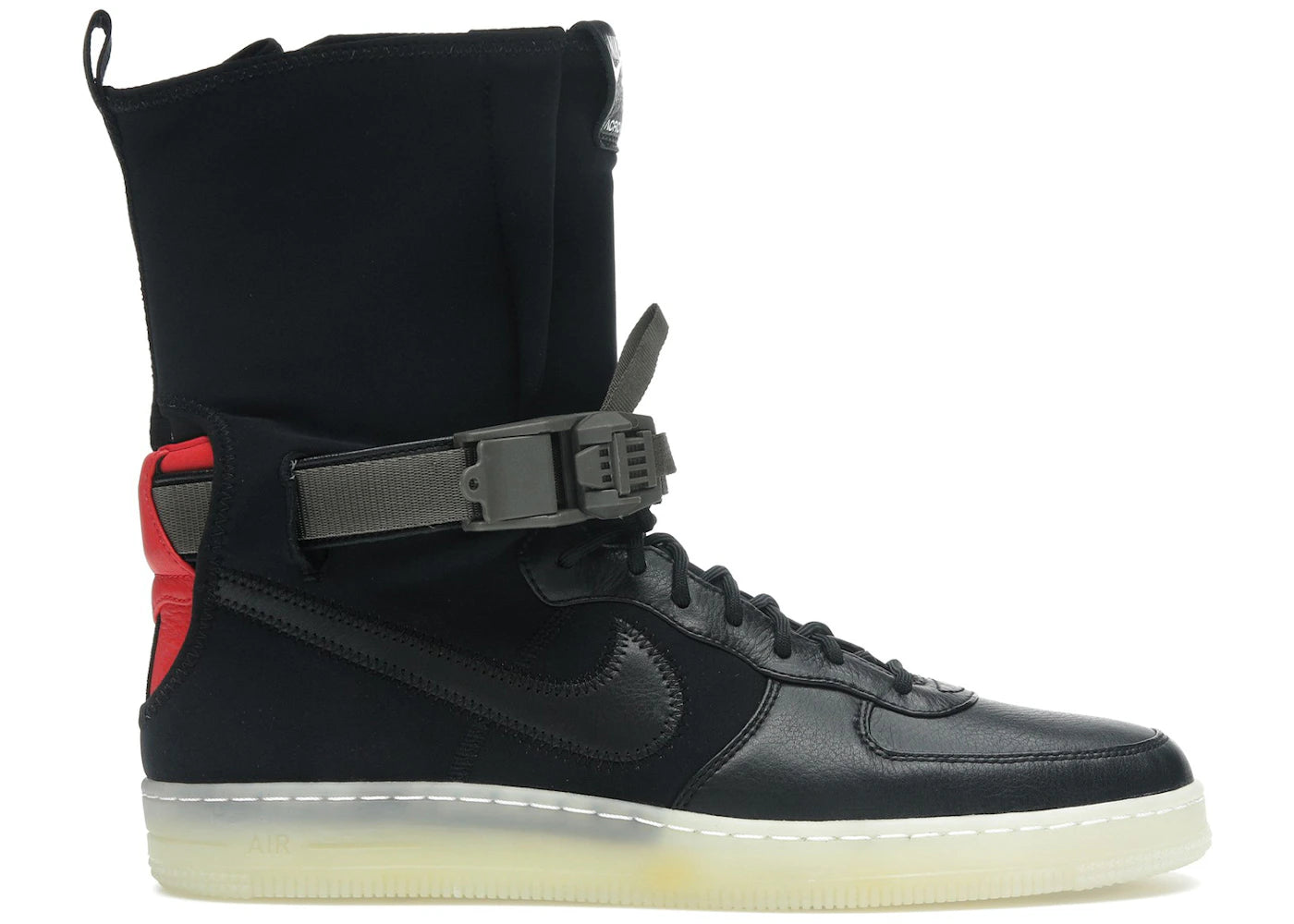 Nike Air Force 1 Downtown-Acronym Black Crimson