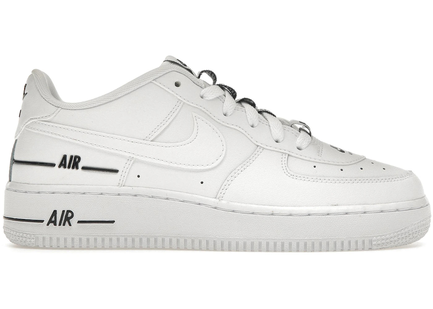 Nike Air Force 1 LV8 3-White Black (GS)