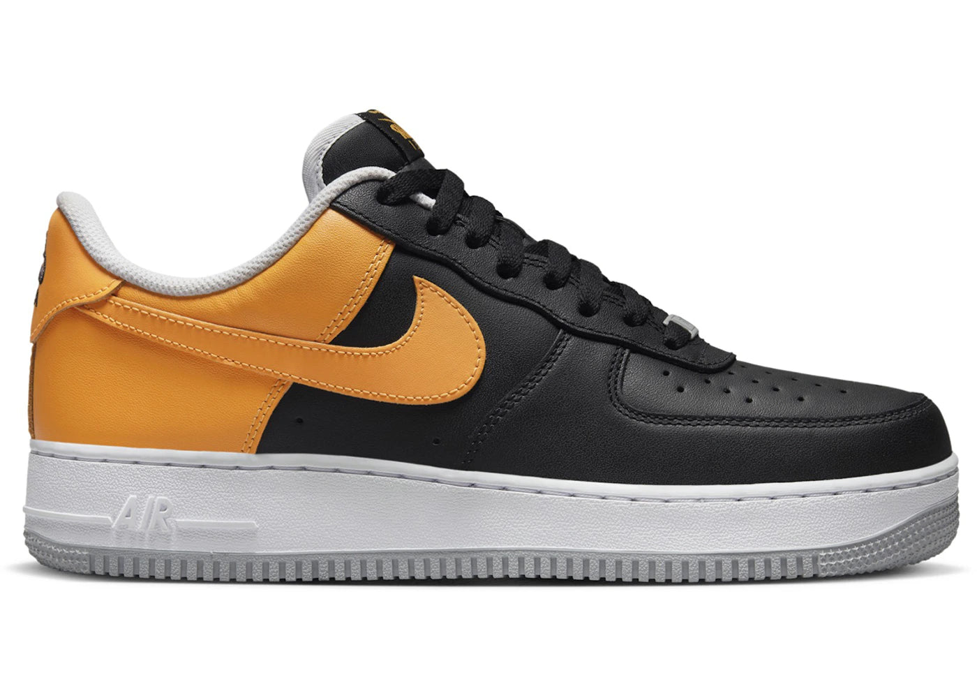 Nike Air Force 1 Low '07-Black Kumquat Light Smoke Grey
