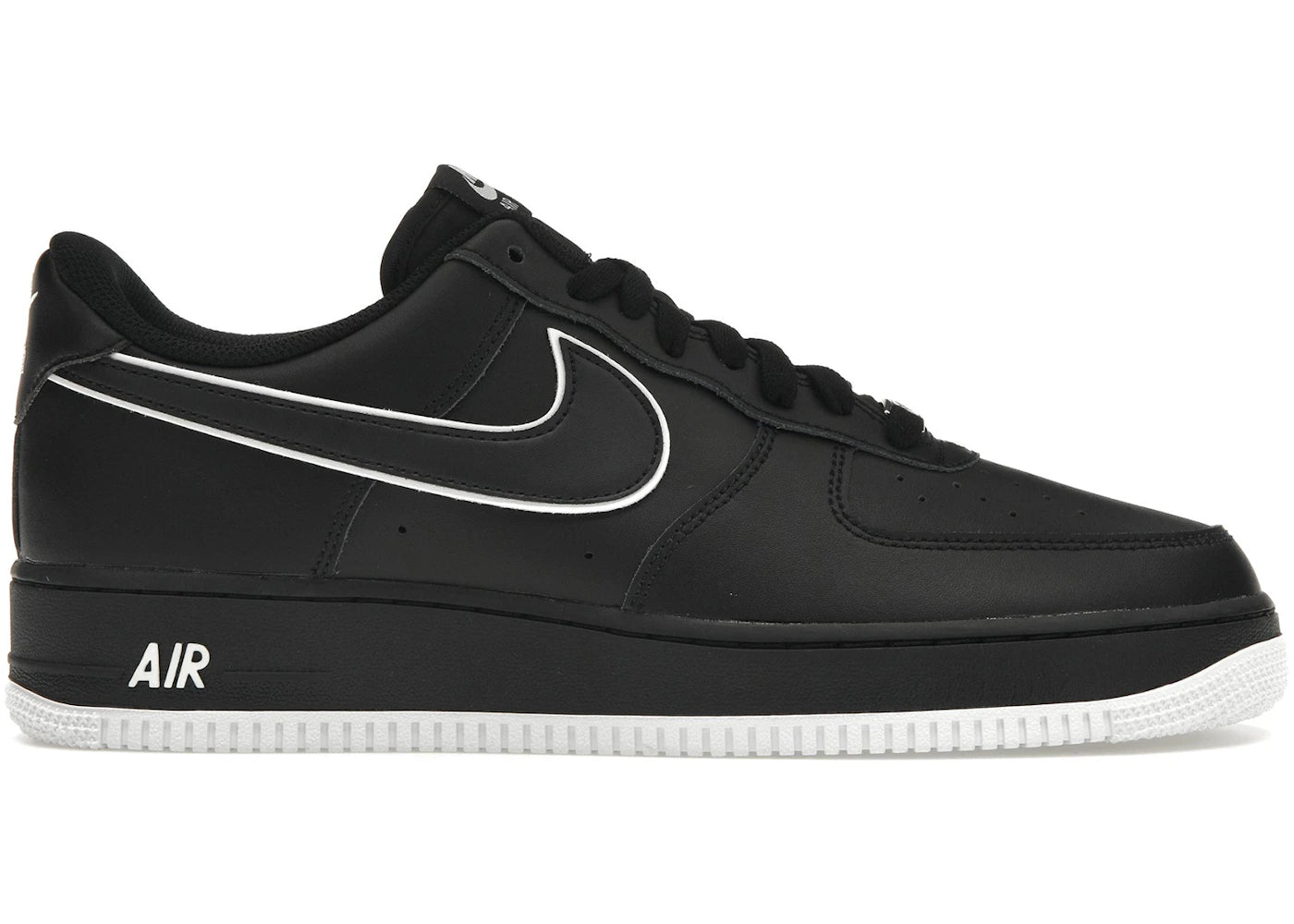 Nike Air Force 1 Low '07-Black White Sole (2023)