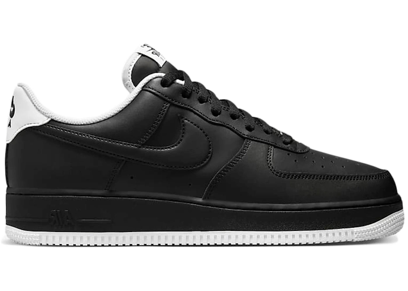 Nike Air Force 1 Low '07-Black White Sole