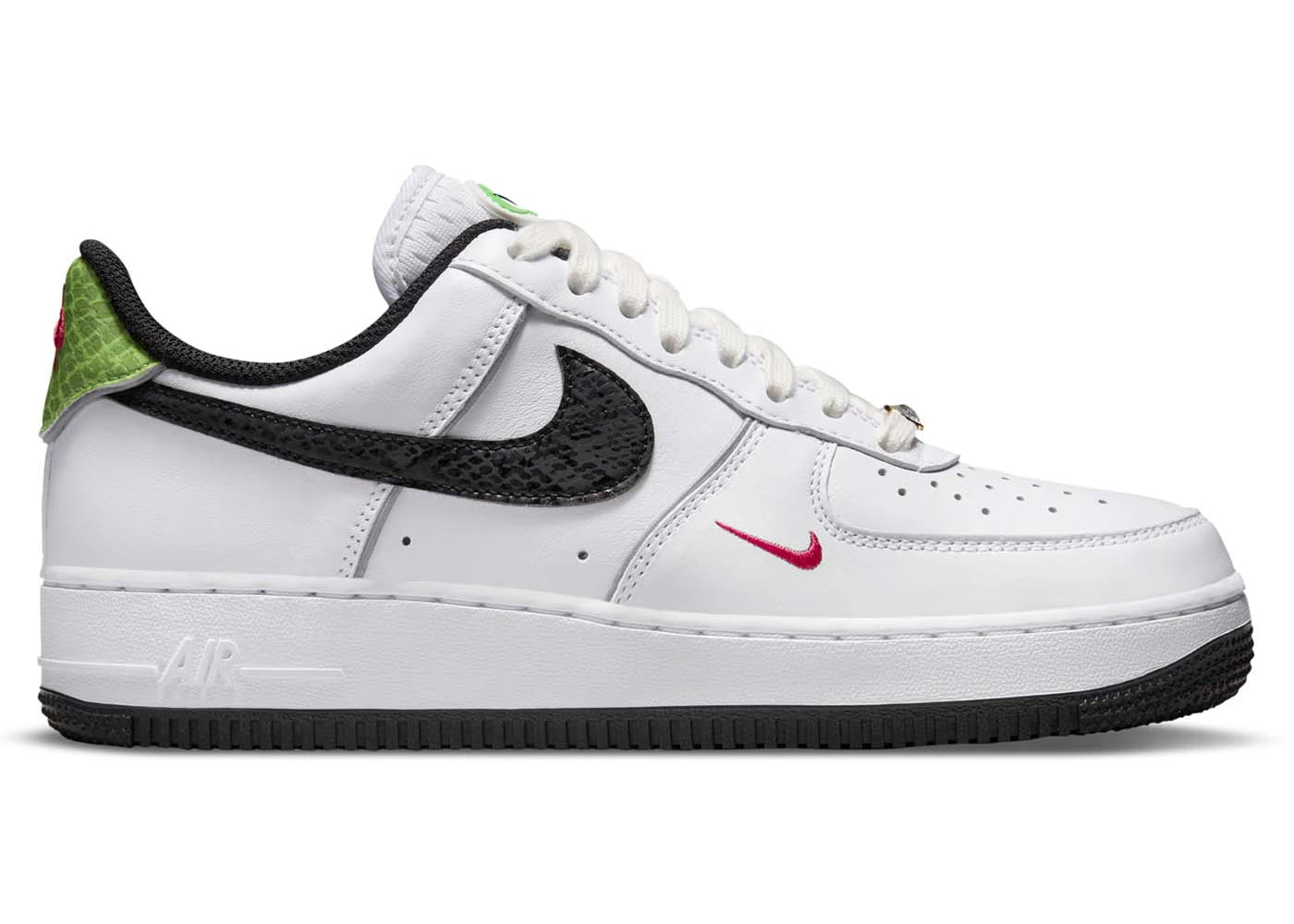 Nike Air Force 1 Low '07-Just Do It Snakeskin White Black (Women's)
