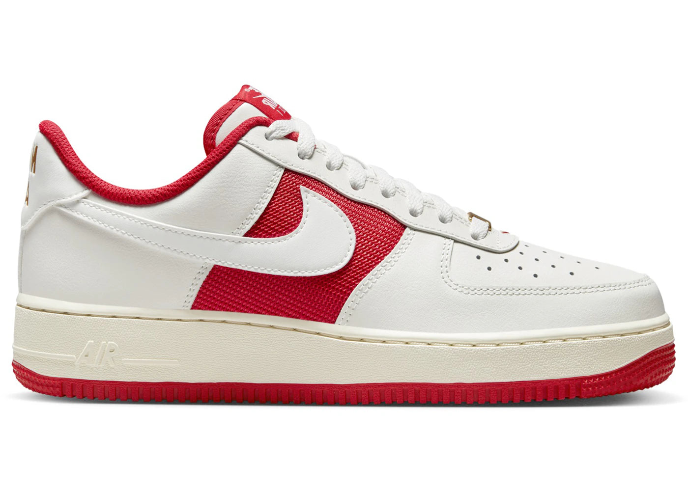 Nike Air Force 1 Low '07 LV8-Athletic Department Sail University Red