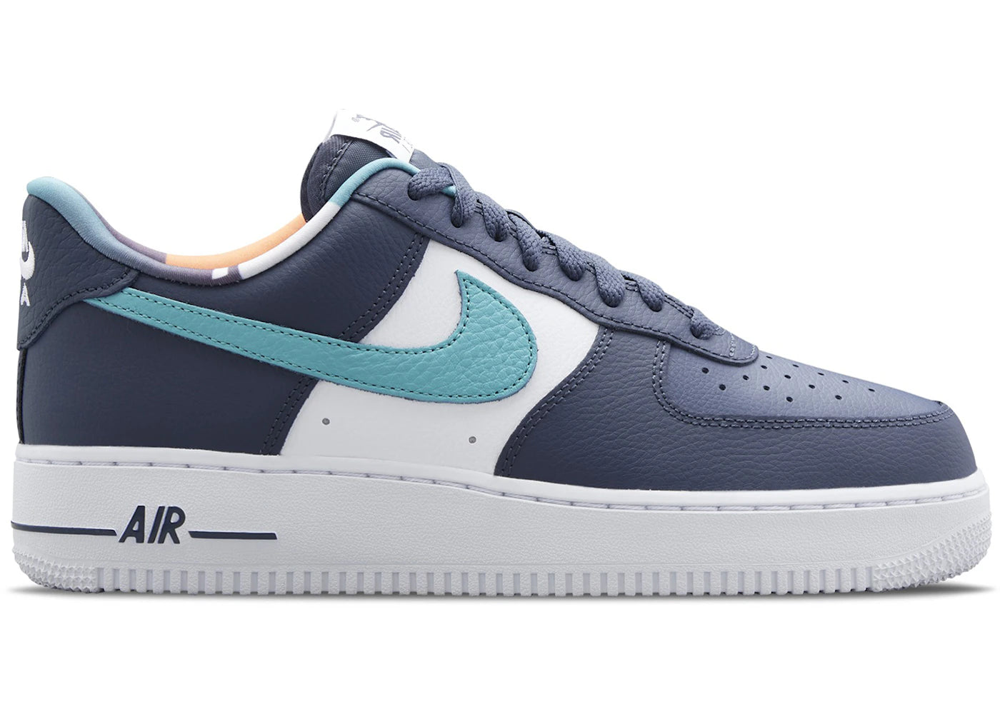 Nike Air Force 1 Low '07 LV8 EMB-Thunder Blue Washed Teal