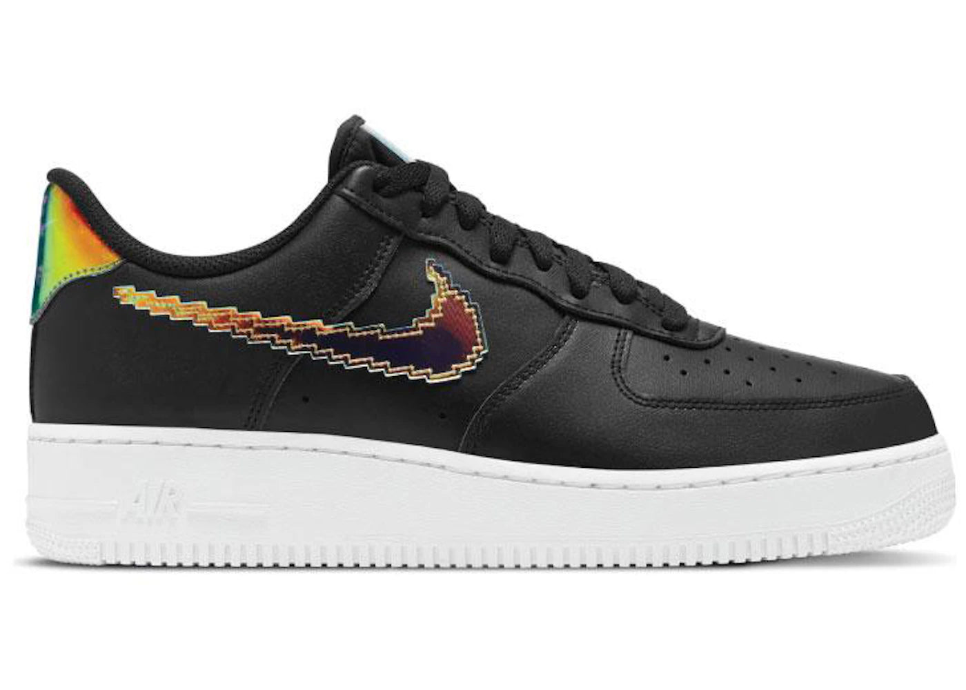 Nike Air Force 1 Low '07 LV8-Iridescent Pixel Swoosh Black