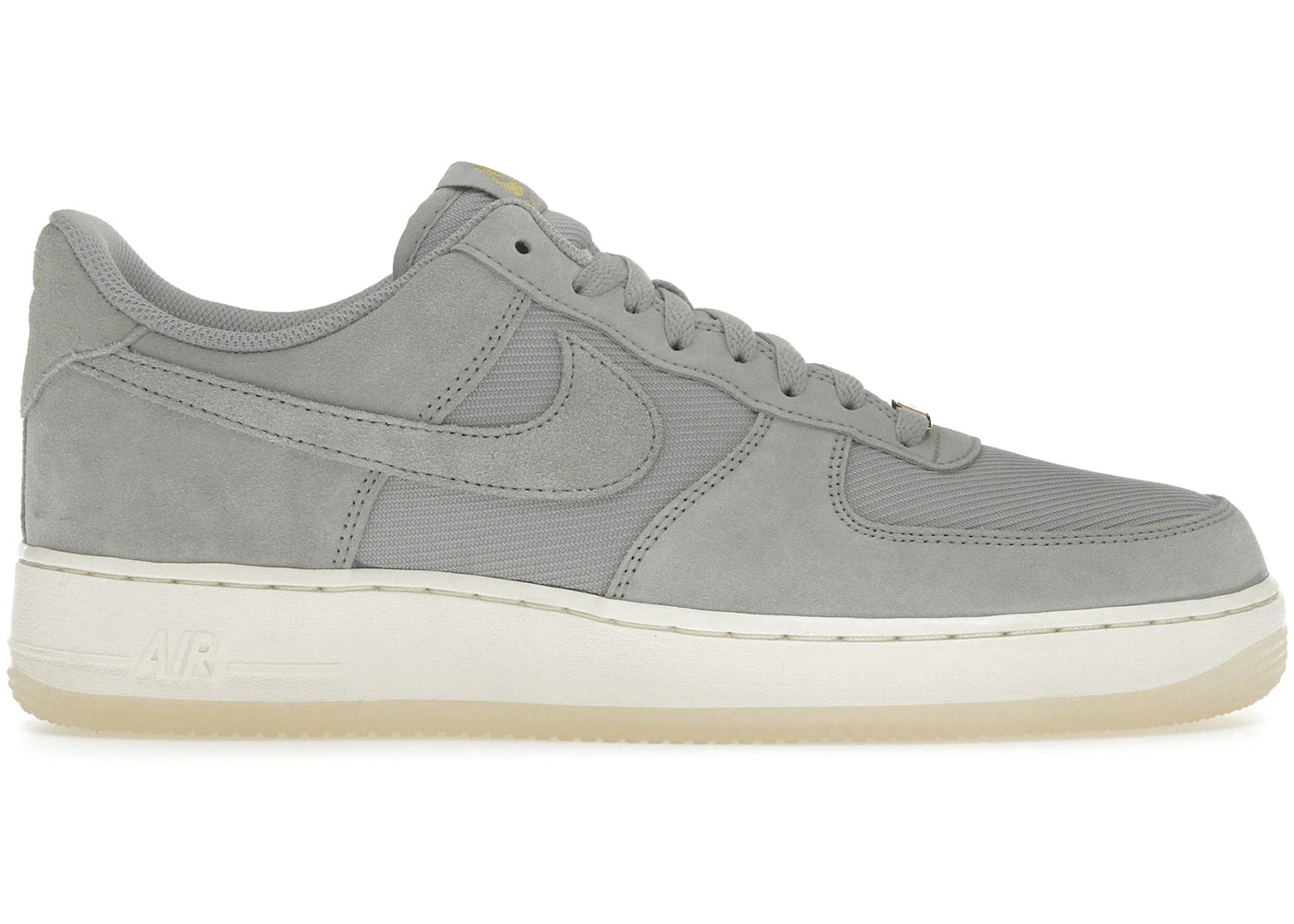Nike Air Force 1 Low '07 LV8-Light Smoke Grey Metallic Gold Pale Ivory