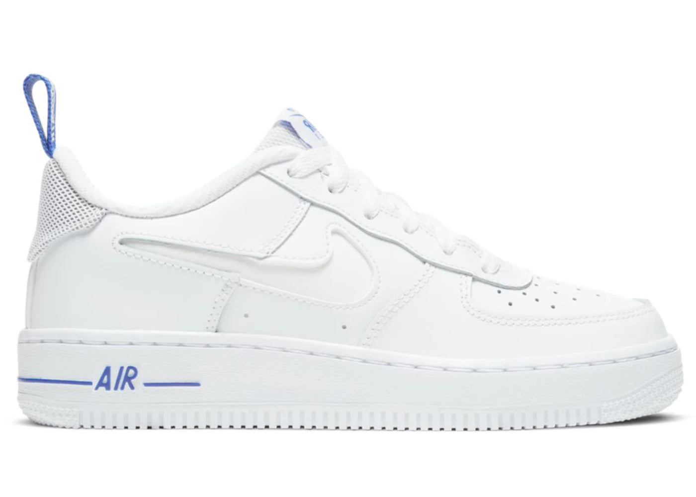 Nike Air Force 1 Low 07 LV8-White Racer Blue (GS)