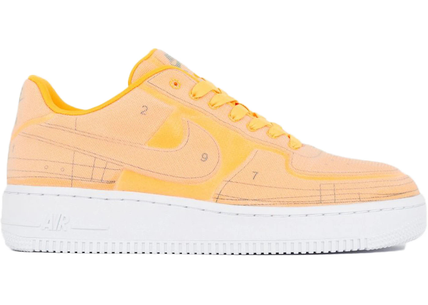Nike Air Force 1 Low '07 LX-Blueprint Laser Orange (Women's)