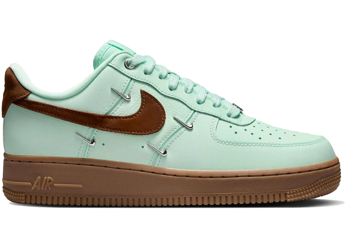 Nike Air Force 1 Low '07 LX-Mint Foam Cacao Wow Mini Swoosh (Women's)