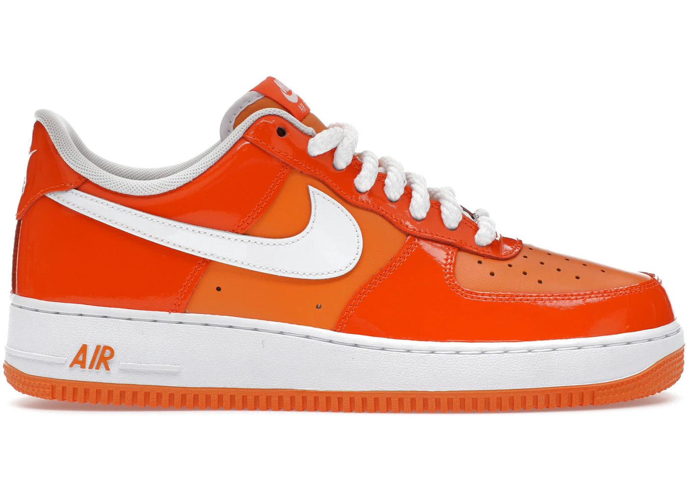 Nike Air Force 1 Low '07-Orange White Patent