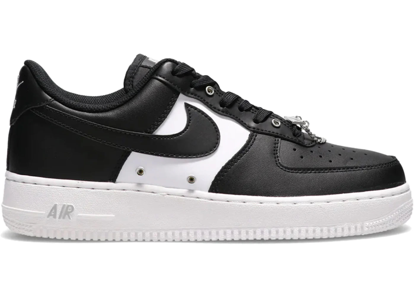 Nike Air Force 1 Low '07 PRM-Black White Metallic Silver