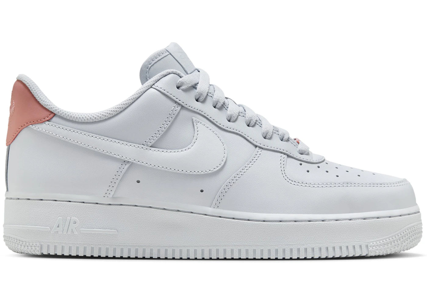 Nike Air Force 1 Low '07-Pure Platinum Red Stardust