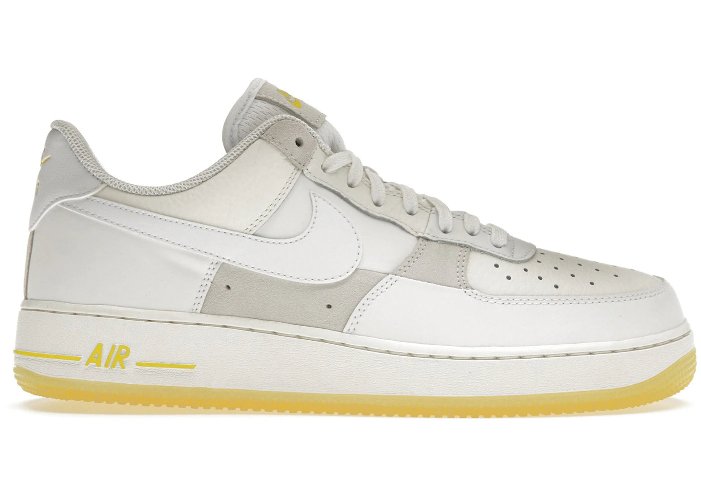 Nike Air Force 1 Low '07-UV Reactive Patchwork White Multicolor Yellow (Women's)