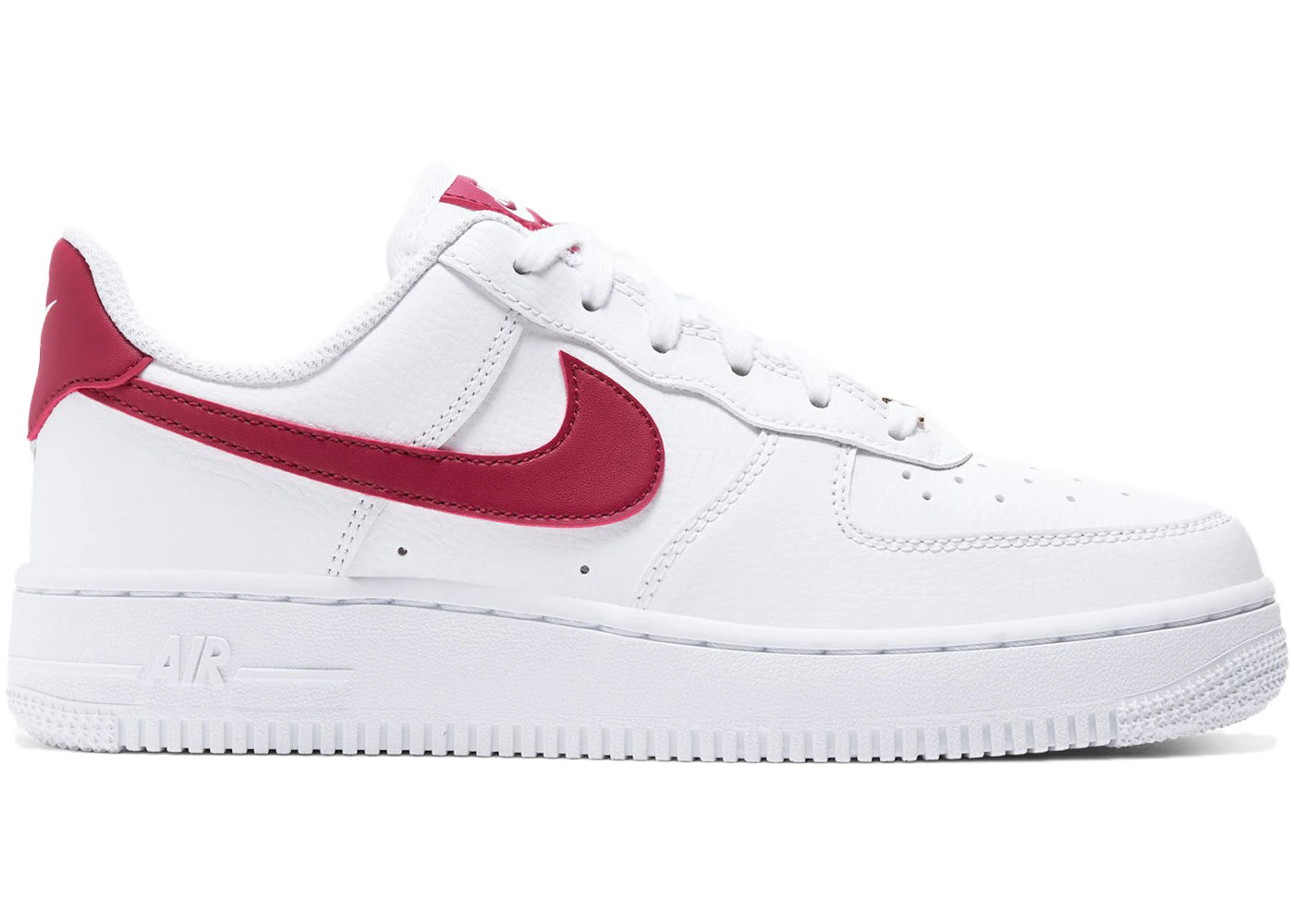 Nike Air Force 1 Low '07-White Noble Red (Women's)