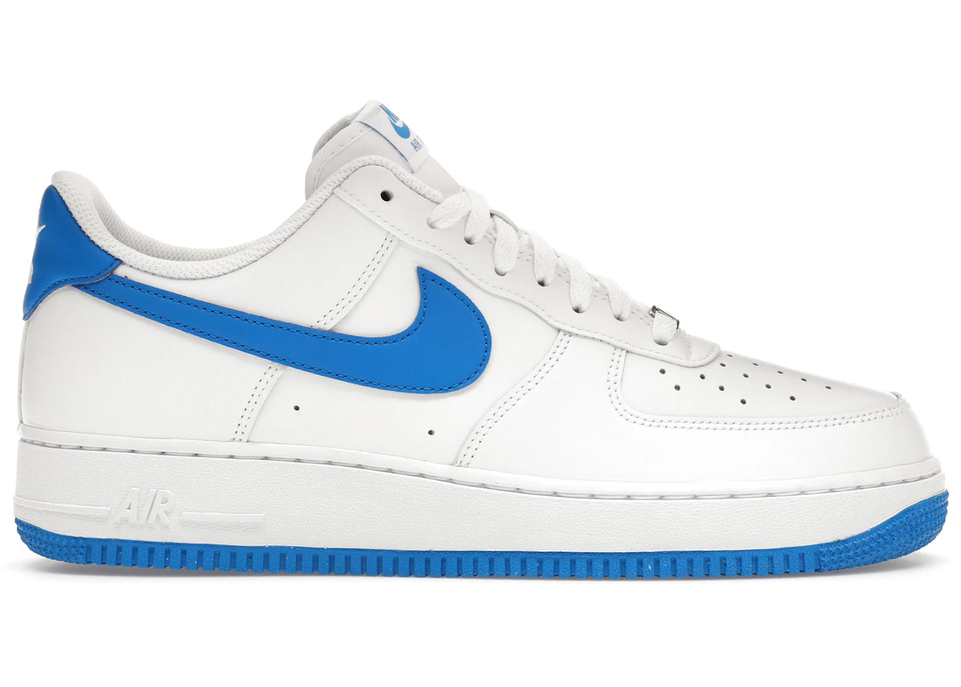 Nike Air Force 1 Low '07 - Blanc Photo Bleu