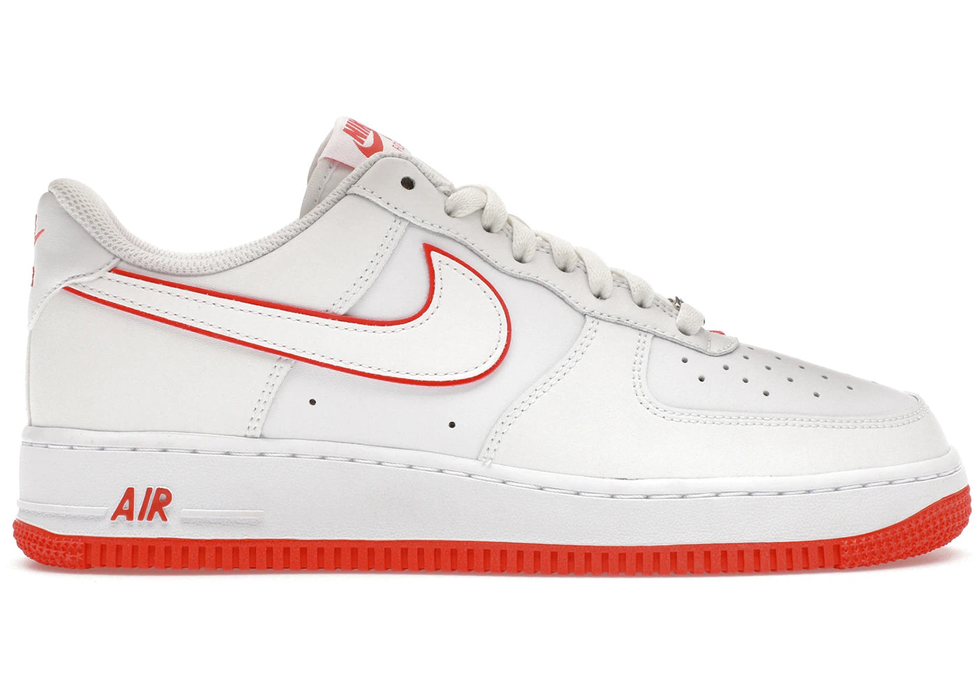 Nike Air Force 1 Low '07-White Picante Red