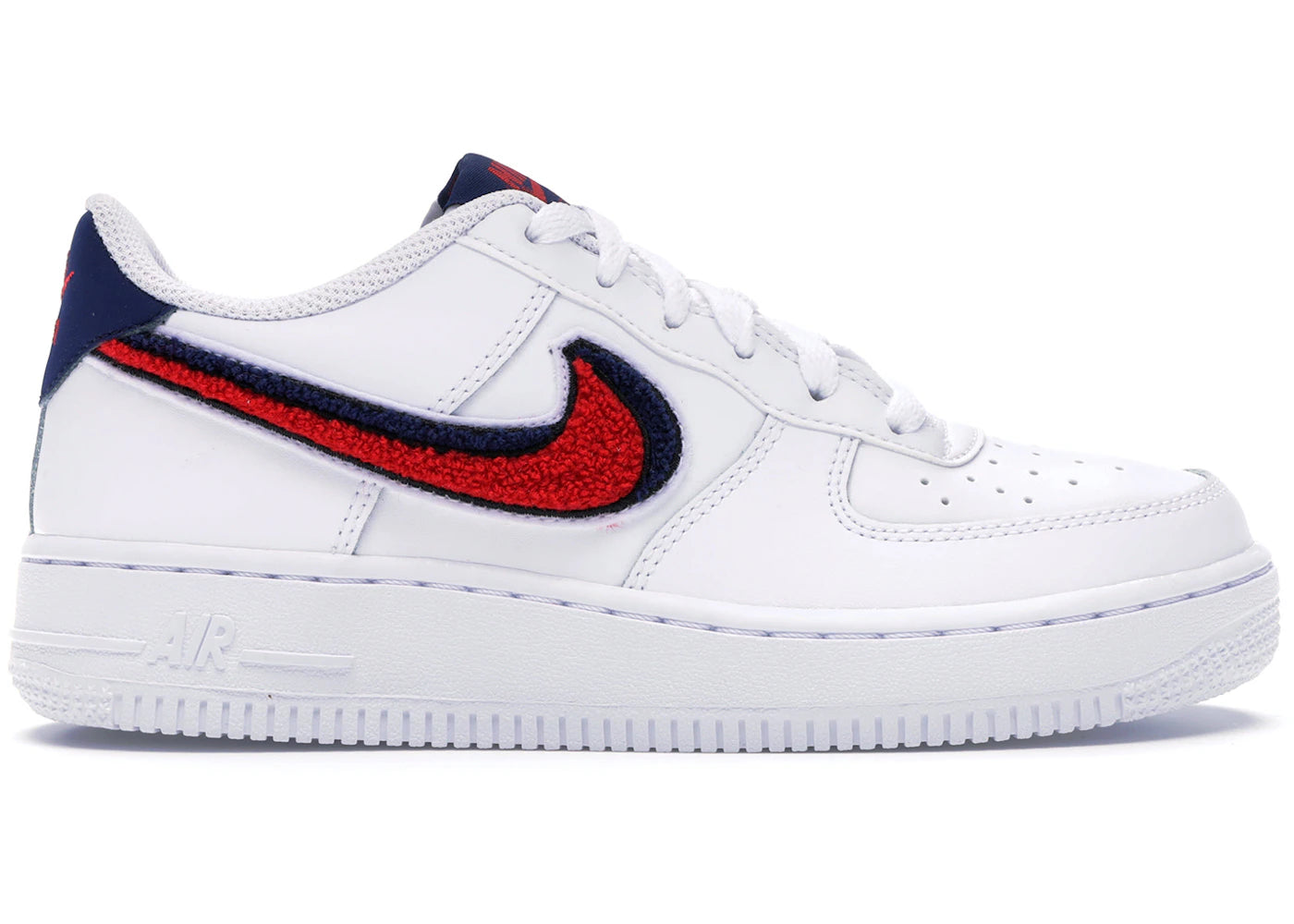 Nike Air Force 1 Low-3D Chenille Swoosh USA (GS)