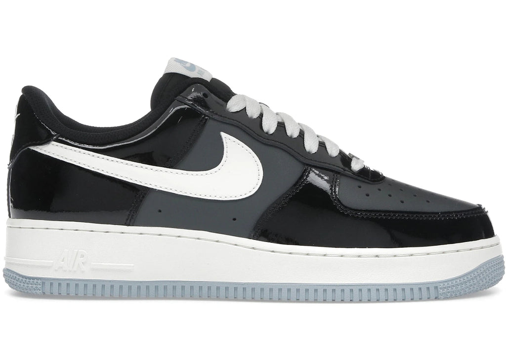 Nike Air Force 1 Low Noir Gris Fer Vernis