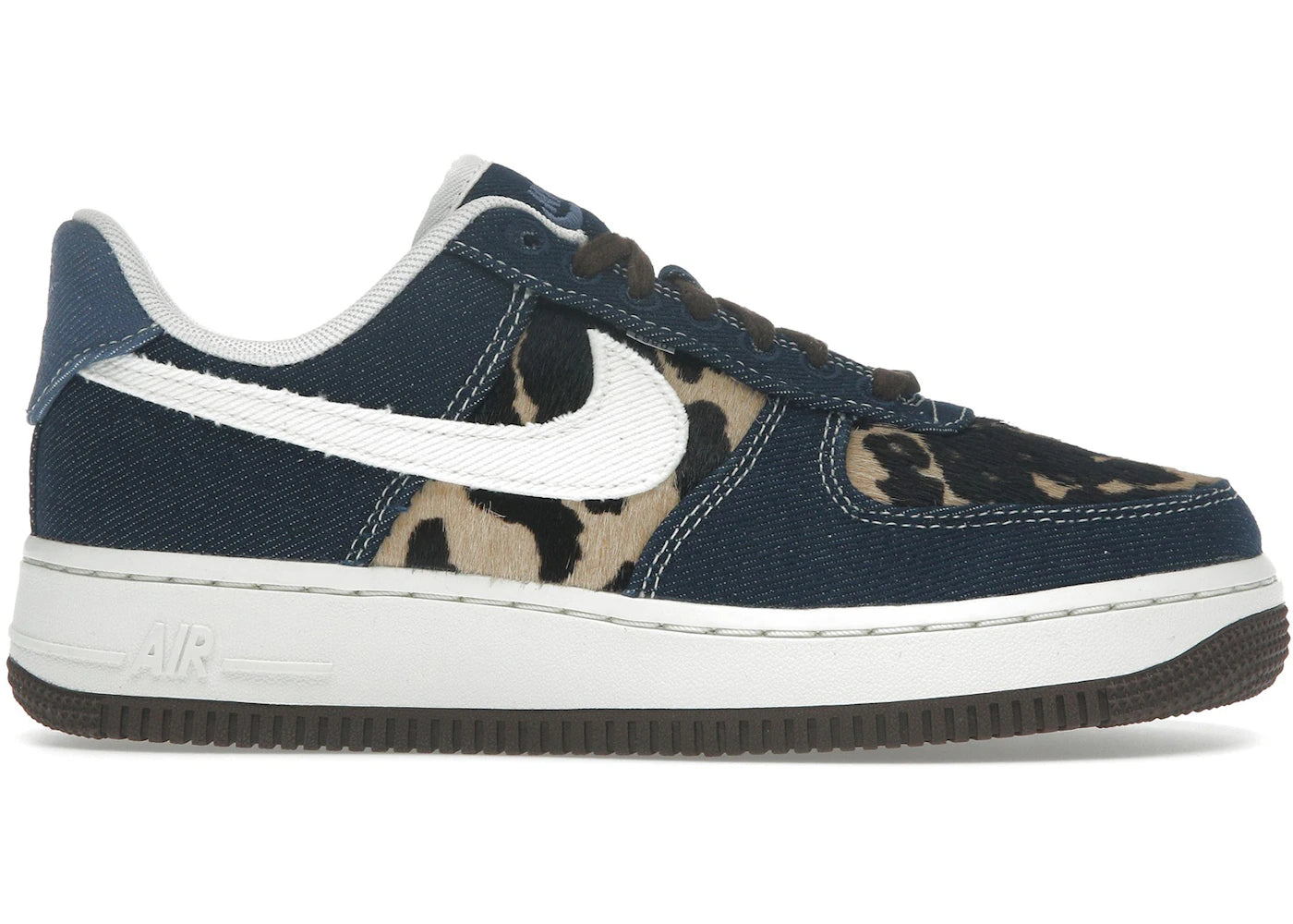 Nike Air Force 1 Low-Cheetah Blue Denim (Women's)