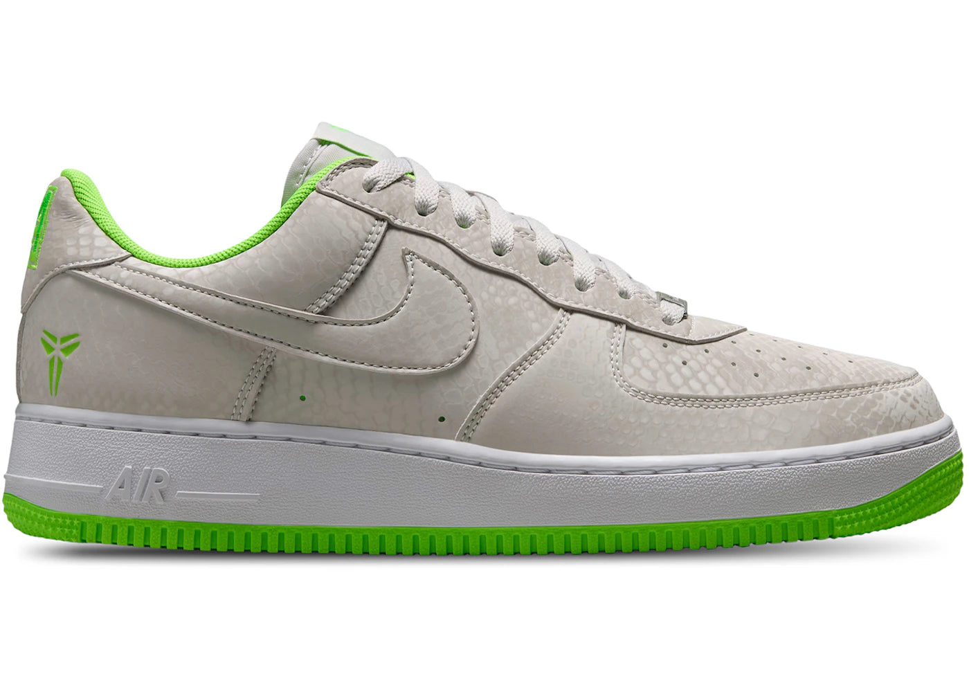 Nike Air Force 1 Low Kobe Bryant Forever Vast Grey Electric Green