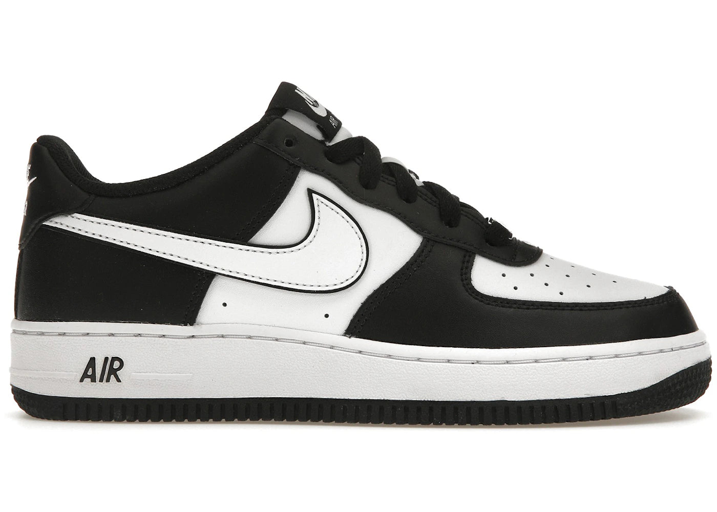 Nike Air Force 1 Low LV8 2-White Swoosh Panda (GS)