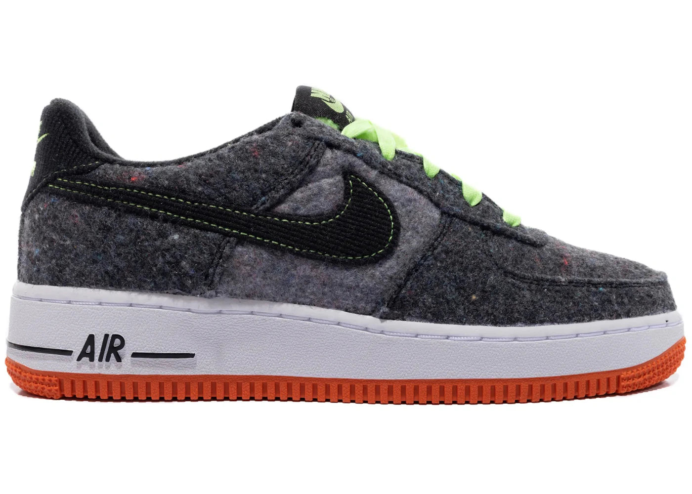 Nike Air Force 1 Low LV8 - Noir Vert Fantôme (GS)