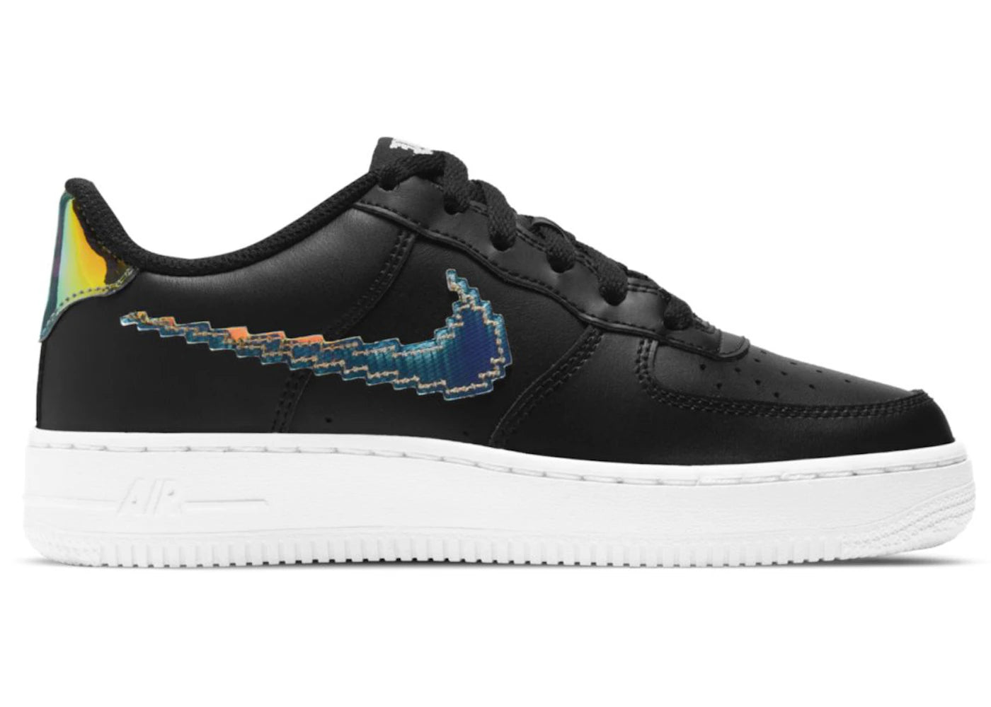 Nike Air Force 1 Low LV8-Digital Swoosh Black (GS)