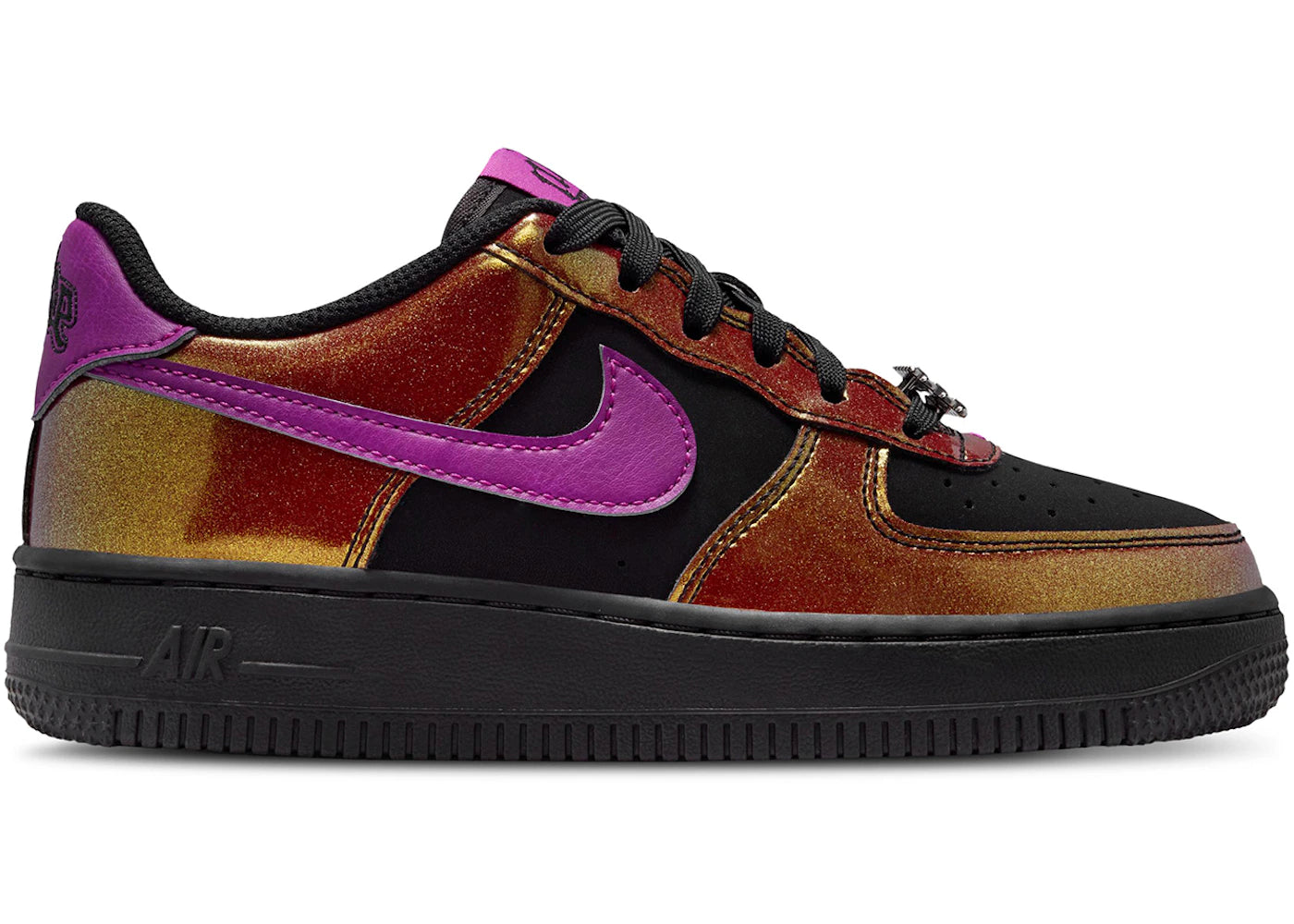 Nike Air Force 1 Low LV8 Glam Rock Black Bold Berry