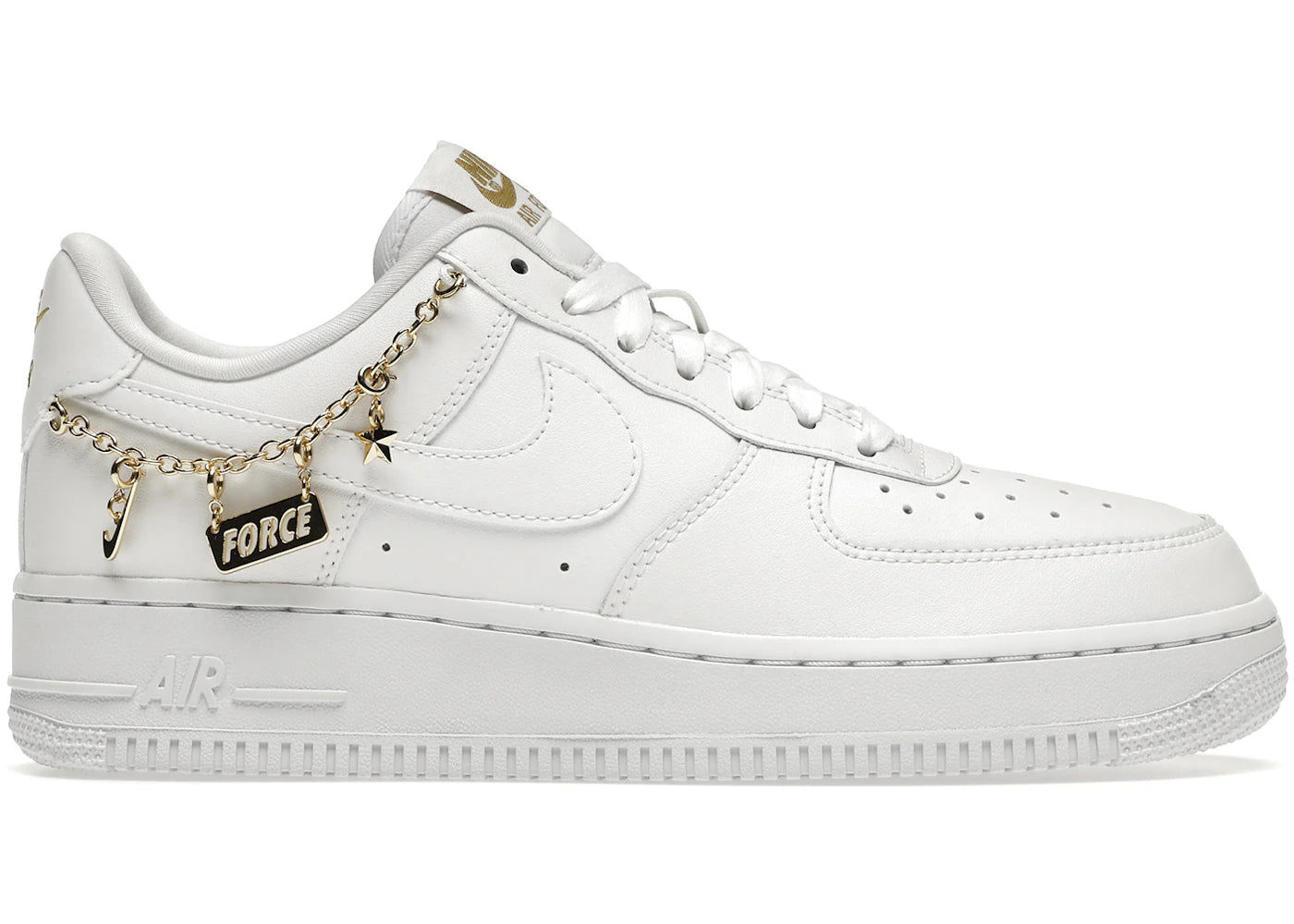 Pendentif Nike Air Force 1 Low LX-Blanc (Femme)