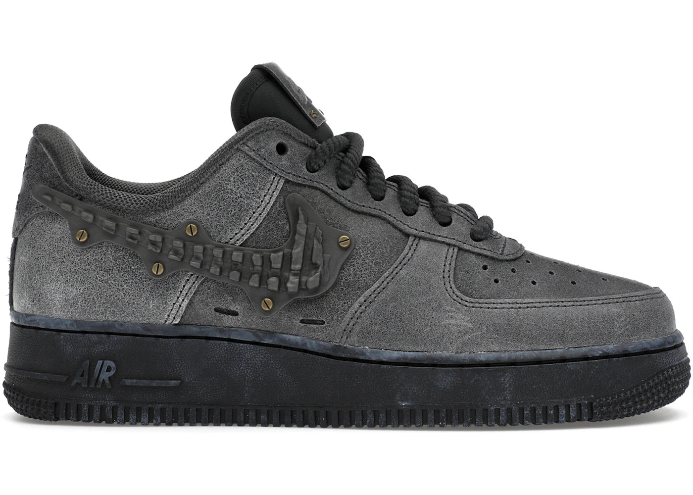 Nike Air Force 1 Low Metalwork Anthracite cendré moyen
