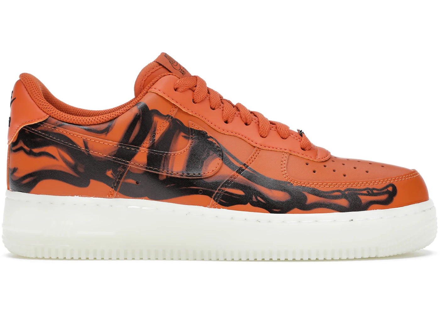 Nike Air Force 1 Low-Orange Skeleton Halloween (2020)