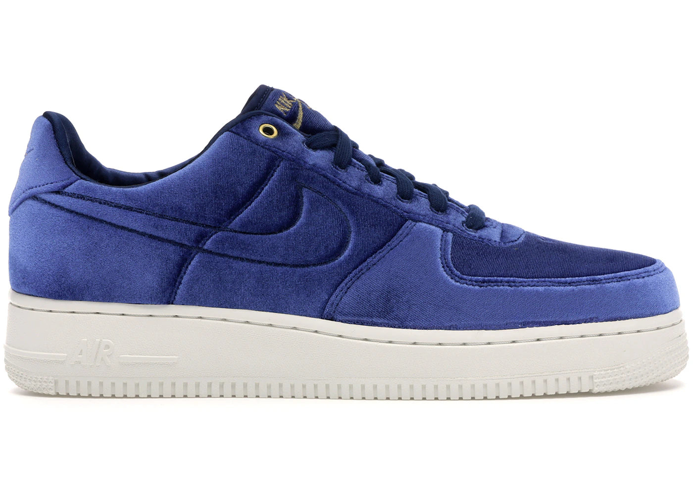 Nike Air Force 1 Low Premium 3-Velour Blue Void