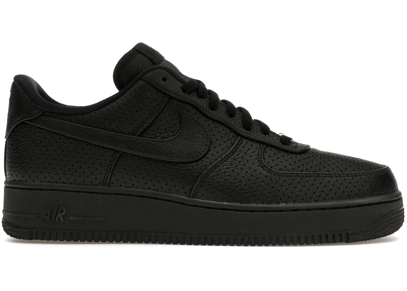 Nike Air Force 1 Low SP-Triple Black Perforated