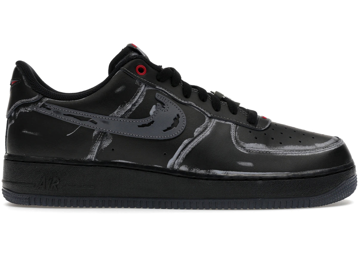 Nike Air Force 1 Low Scream Ghostface Black - main view