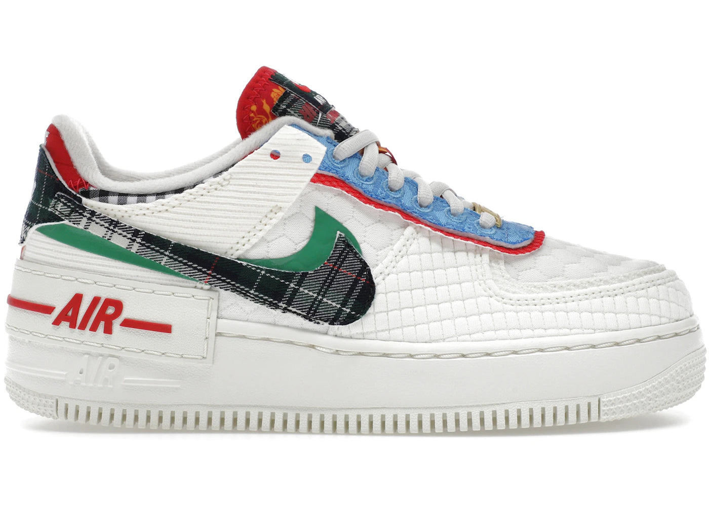 Nike Air Force 1 Low Shadow-Sail Classic Green University Blue (Women's)
