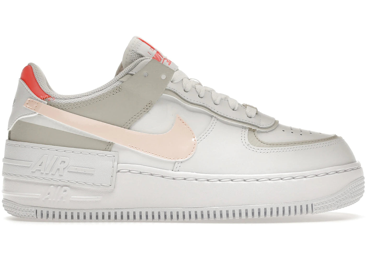 Nike Air Force 1 Low Shadow-White Bright Mango (Women's)