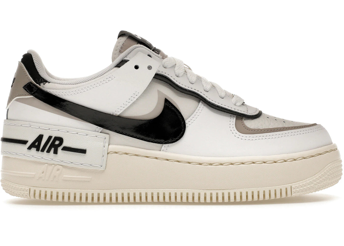 Nike Air Force 1 Low Shadow-White College Grey Platinum Tint Off Noir (Women's)