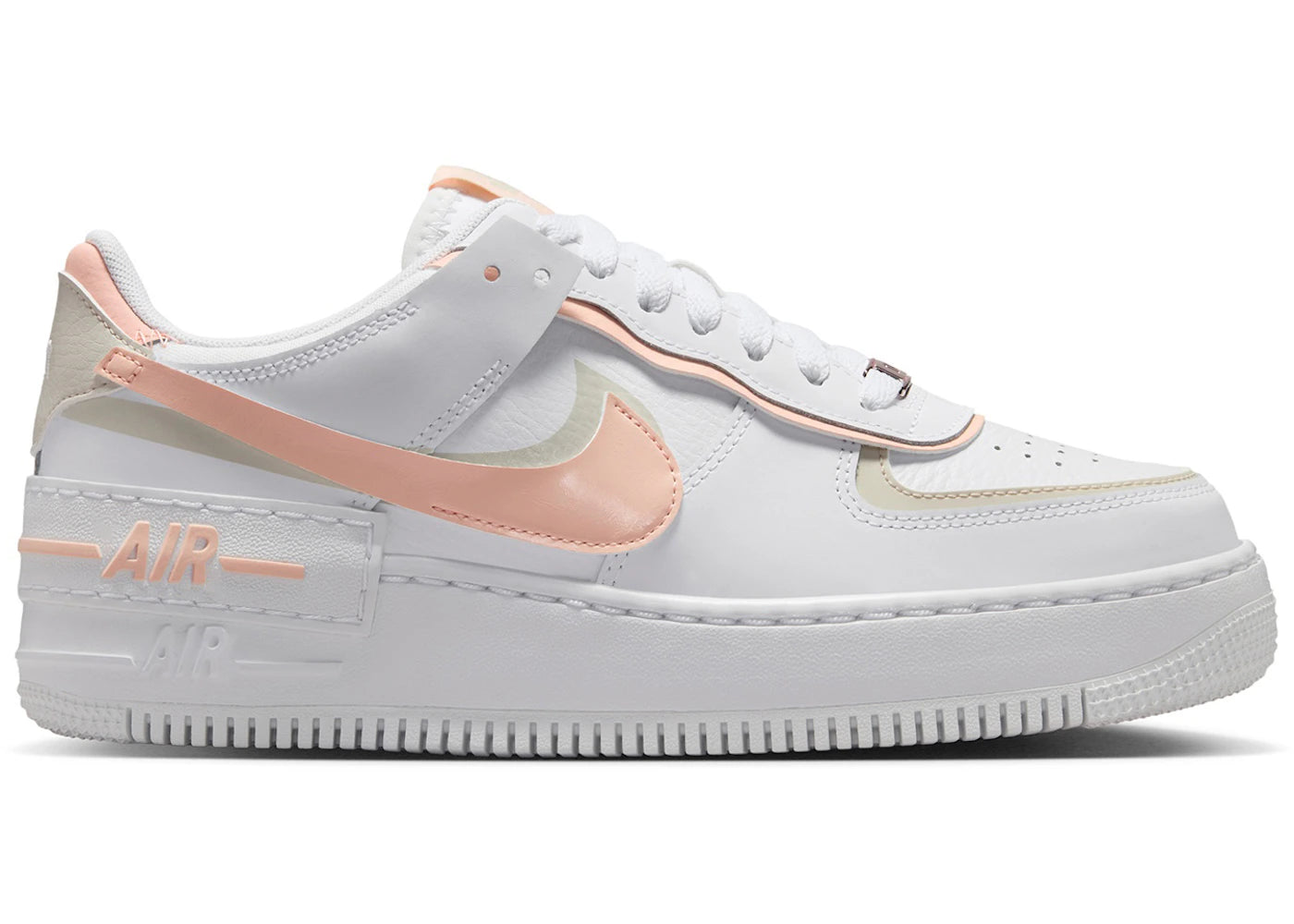 Nike Air Force 1 Low Shadow White Light Orewood Brown Washed Coral