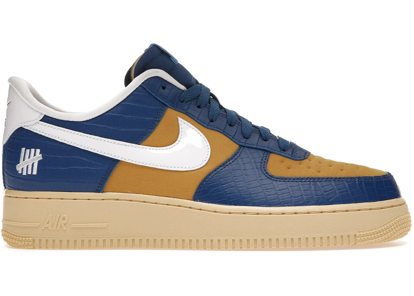 Nike Air Force 1 Low SP-Undefeated 5 On It Blue Yellow Croc