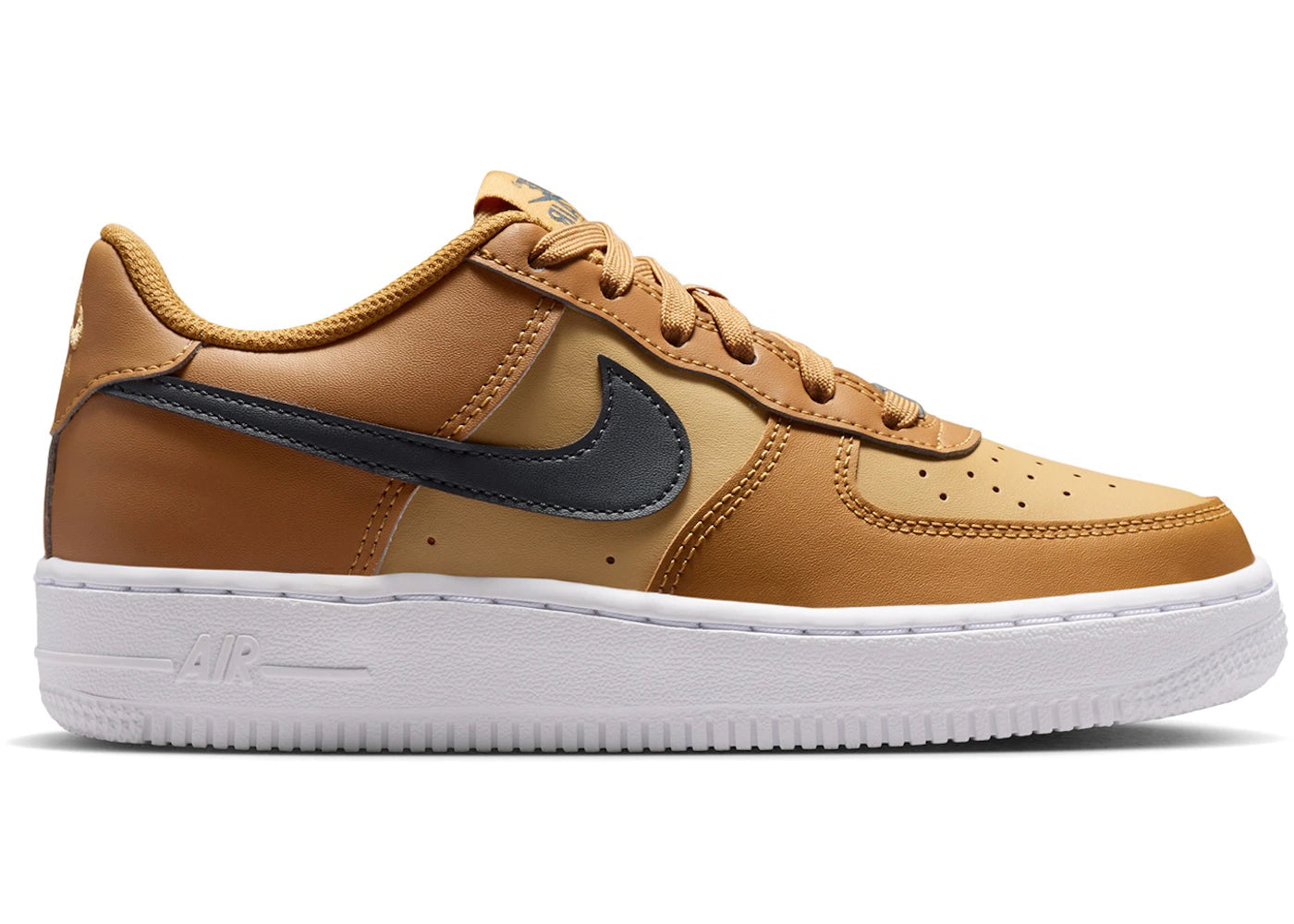 Nike Air Force 1 Low Wheat Club Gold White Anthracite