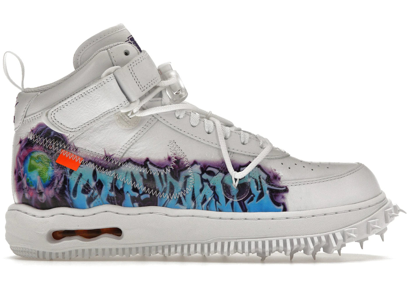 Nike Air Force 1 Mid-Off-White Graffiti White